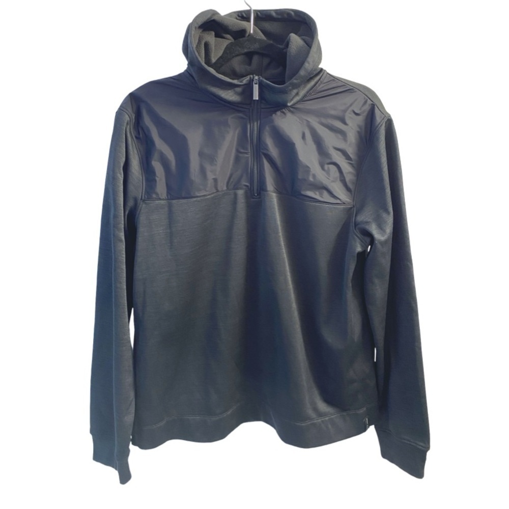 Perry Ellis Medium Quarter-Zip Pullover Hoodie  Activewear Gorpcore Vibe Sz M